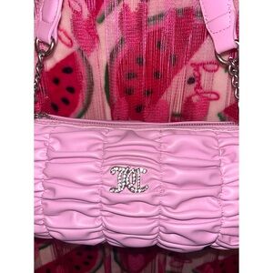 💜🩷 Juicy Couture Rhinestone Barrel Bag